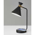 thumbnail image 2 of 6.625" X 12" X 19" Black Metal Desk Lamp, 2 of 3