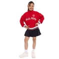 thumbnail image 5 of Hello Kitty Girls' Quarter Zip Graphic Pullover Sweatshirt with Long Sleeves, Sizes 4-12, 5 of 5