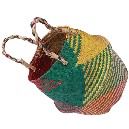 2 Count Decorative Wicker Baskets Woven Baskets Home Storage Basket 27x24cm