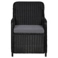 thumbnail image 3 of vidaXL 3 Piece Garden Dining Set Black, 3 of 5