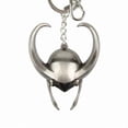 thumbnail image 1 of Marvel Loki Helmet Pewter Key Ring, 1 of 1