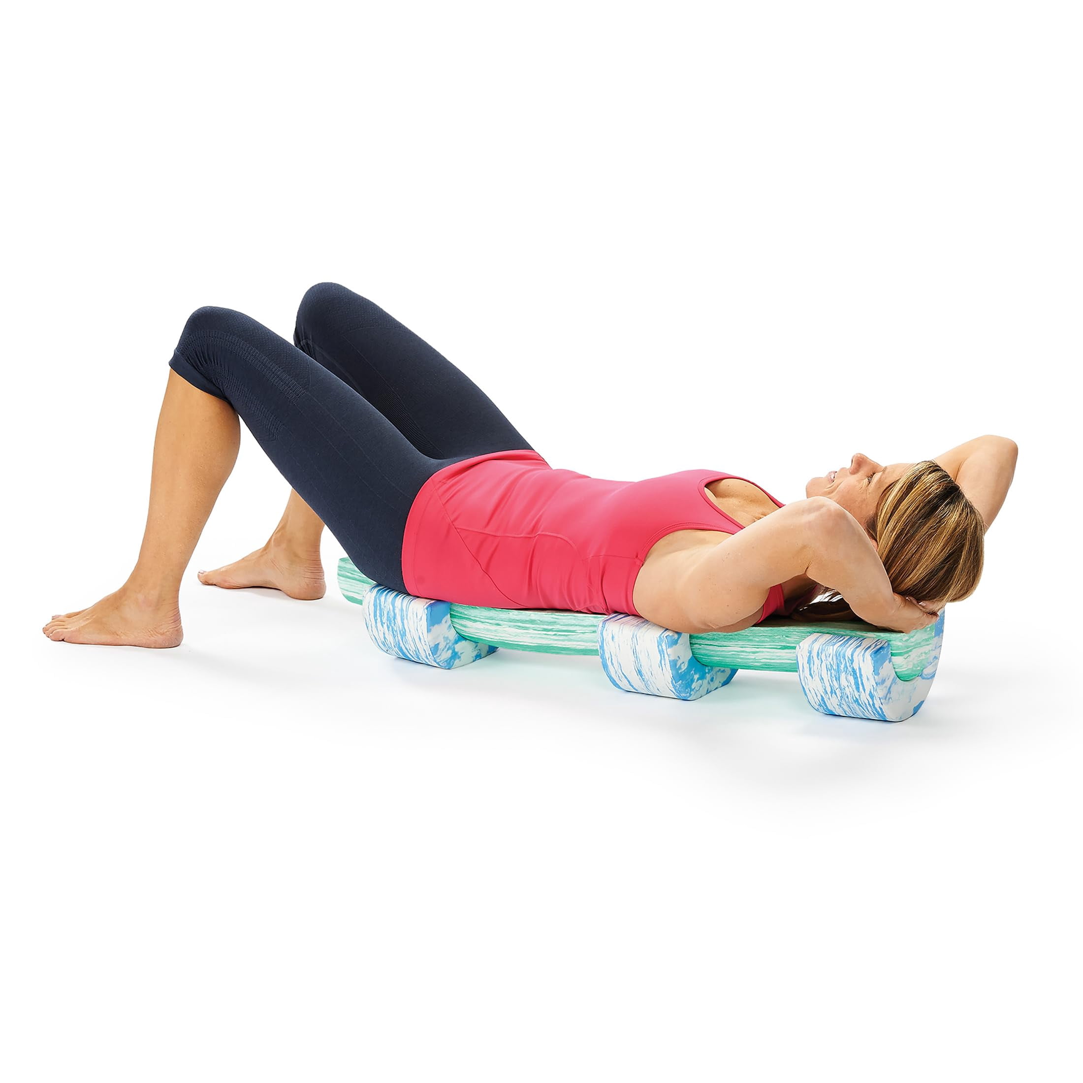 OPTP PRO-ROLLER Arch - Foam Roller Support and Positioning Tool – Use with 6-Inch Diameter Large Foam Rollers, A Short Foam Roller or Half Round Foam Roller