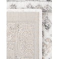 thumbnail image 7 of Unique Loom Aurelia Collection Area Rug - Trajan (2' x 8' Runner Ivory/Gray), 7 of 7