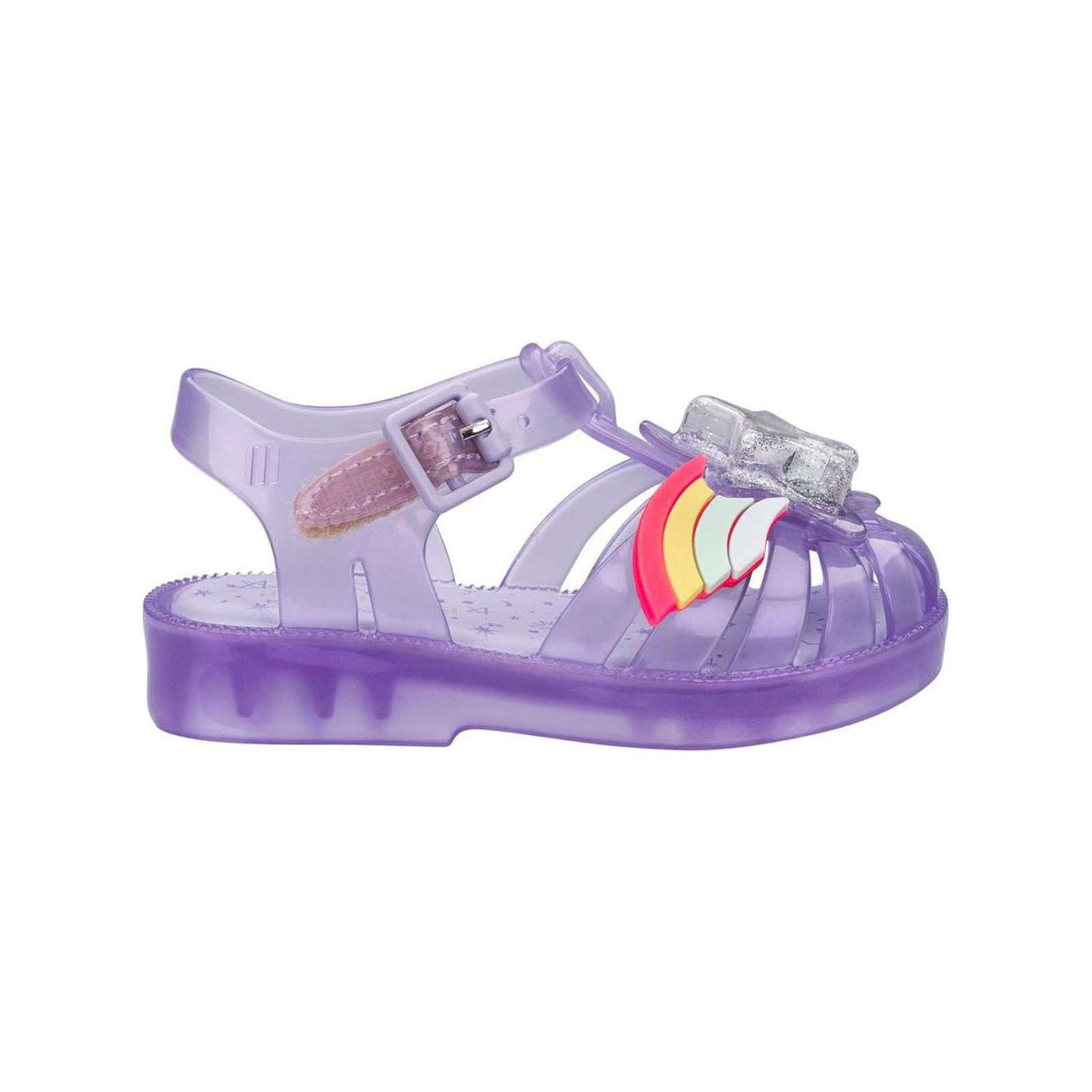 Charming Rainbow kids Girls Shoes Sandals Toddler Mini Melissa US Size 7-11 