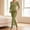 Green, variant on Thermal Underwear Set for Women Ultra Thin Long Johns Scoop Neck Base Layer Top & Bottom Set