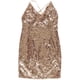 thumbnail image 1 of Ralph Lauren Vestido ajustado con lentejuelas para mujer, rosa, 4, 1 of 1