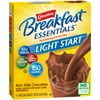 Carnation Breakfast Essentials Light Start Powder Drink Mix, Rich Milk Chocolate, 8 Packets