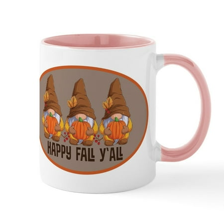 

CafePress - Gnome Happy Fall Mugs - 11 oz Ceramic Mug - Novelty Coffee Tea Cup