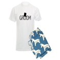 thumbnail image 1 of CafePress - Top Hat Groom - Men's Light Pajamas, 1 of 1