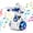 Blue, variant on Dammyty Robot Toy for Kids, Intelligent Electronic Walking Dancing Singing Robot Toys with 360° Spinning and Lights for Boys Girls