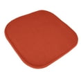 thumbnail image 2 of Sweet Home Collection Memory Foam Honeycomb Non-Slip Back 16" x 16" Chair Pad - Rust, 12 Pack, 2 of 7