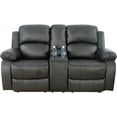 thumbnail image 5 of Chritton 3 Pieces Faux Leather Reclining Configurable Living Room Set, 5 of 10