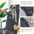 thumbnail image 5 of Yayeee 4 Pack Dining Chair Covers Stretch Parson Chairs Slipcovers Seat Protector, Astronaut Space, 5 of 6