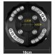 thumbnail image 3 of Luz para sombrilla de jardín, luz para sombrilla de patio, 24 LED, 3 patrones de iluminación, luz para sombrilla para terraza, jardín, sombrilla grande (luz cálida), 3 of 4