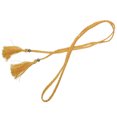 thumbnail image 5 of 2PCS Woven Tassel Belt Knot Decorated Waist Chain Waist Rope, Gold & Navy Blue, 5 of 10