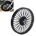 thumbnail image 4 of 21x2.15 16x3.5 Fat Spoke Wheels for Harley Night Train FXSTB 1999-2009 Heritage Softail Classic FLSTC 1988-2017 Fat Boy FLSTF 1990-2017 Softail Springer FXSTS 1988-2006 2000 2001 2002 2003 2004 2005, 4 of 4
