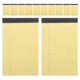 thumbnail image 1 of 12 Pads Lined Notebook For Home And Office Use Yellow Notepads Notepads, 1 of 8