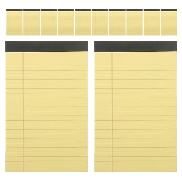 12 Blocs-Notes Légaux Blocs-Notes Légers Blocs-Notes Blocs-Notes en Papier pour Maison Bureau École et Affaires (50 Feuilles / Blocs-Notes)