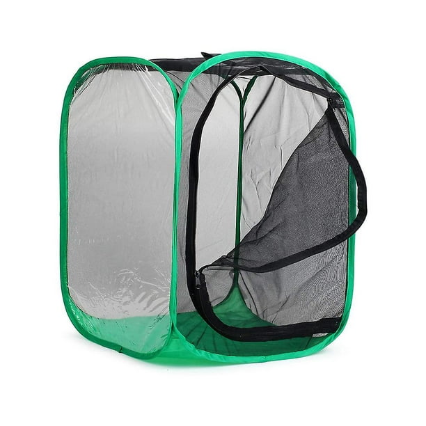 Big Large Foldable Butterfly Habitat Cage Terrarium Pop-up Lnches , Insect  And Butterfly Net For Breeding Inserts