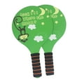 thumbnail image 2 of Almencla Badminton Rackets Fitness for Child Playset Lawn Wooden Beach Tennis Rackets Green, 2 of 8