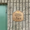 thumbnail image 6 of Heritage Plus Raised On Sweet Tea And Jesus Wall or Door Sign | Religious Home Decor - Small, 6 of 9