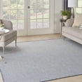 thumbnail image 3 of Nourison Courtyard Indoor/Outdoor Ivory Blue 6' x 6' Square Area Rug (6 Square), 3 of 11