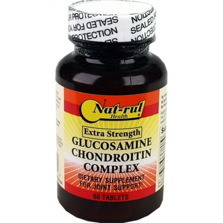 Glucosamine Chondroitin 60 Tablets - Nat-Rul Glucosamine Chondroitin Complex Tablets 60 Tablets (Pack of 2)