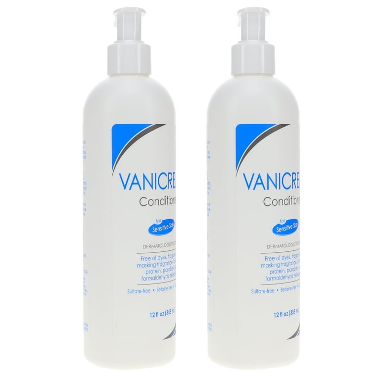 Vanicream Conditioner 12 oz 2 Pack, Free of Dyes, Parabens