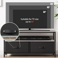 thumbnail image 6 of Garvee Adjustable Shelves Television Stands, Fabric Metal Gray, 43 x 15 x 4 Inches, 26 lb, 6 of 9