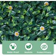 thumbnail image 4 of 20"x 20"Artificial Grass Wall Panels for Indoor and Outdoor Decor, 12 PCS Greenery Boxwood Panel Privacy Backdrop Wall Hedge Screen, 4 of 5