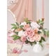 thumbnail image 4 of Flores Artificiales Serwalin Rosa Boda Decoración Rosa Polvorienta, 4 of 7