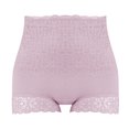 thumbnail image 1 of Gibobby Ropa interior termica Bragas de encaje de talle para mujer(Marrón， M), 1 of 5