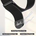 thumbnail image 4 of XIUDA Milanese Stainless Steel Magnetic Bands for Men Compatible for Apple Watch 38mm 40mm 41mm 42mm 44mm 45mm 46mm, 4 of 7