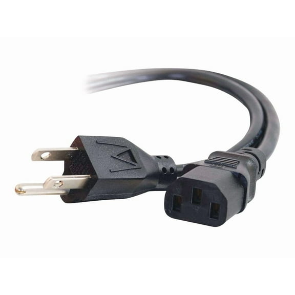 C2G Model 03134 10 ft. 18 AWG Universal Power Cord (NEMA 5-15P to IEC320C13)