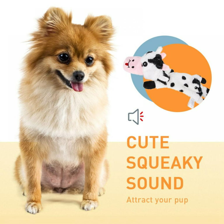 Deals！Loyerfyivos Interactive Squeaky Dog Toys Soft Durable Plush D*ck  ChewersToys for Small, Medium, and Large Pets, No Stuffing for Indoor Play  