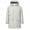 White, variant on IROINNID Men's Hoodie Parka Long Sleeve Solid Color Loose Down Jacket Outdoor Overall With Large Pocket LONG Down Jacket Outwear & Jackets
