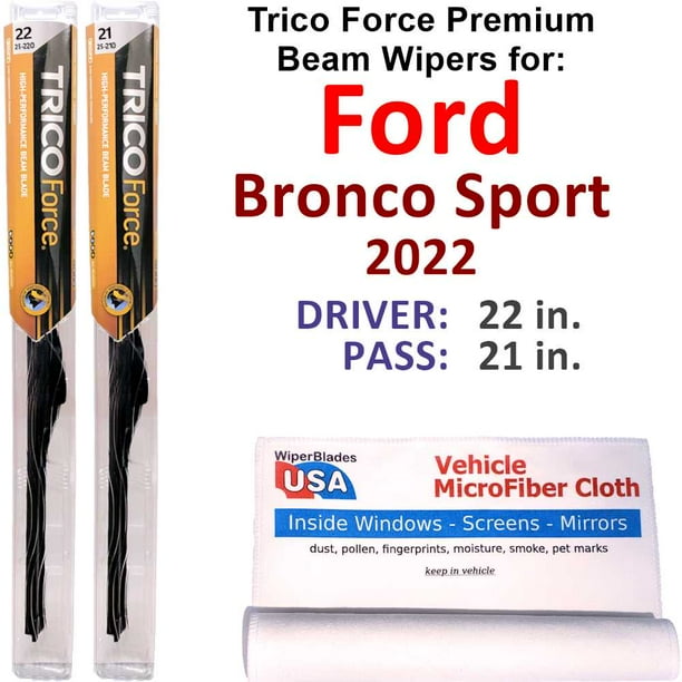 2022 Ford Bronco Sport Performance Beam Wipers (Set of 2)
