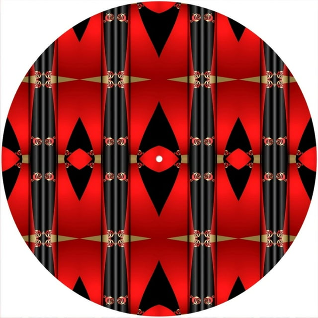 Slipmat Slip Mat Scratch Pad Feutre pour n'Importe Quel 12" LP Vinyle Tourne-Disque Lecteur Graphique Personnalisé - Conception de Papier 1
