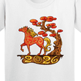 thumbnail image 4 of Inktastic 2026 Year of the Horse Happy New Year's Youth T-Shirt, 4 of 5