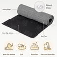 thumbnail image 6 of Round Area Rugs 4Ft, Rustic Gray Non-Slip Washable Circle Rugs Carpet, Farmhouse Solid Color Indoor Outdoor Rug Floor Mats Throw Runner for Bedroom Living Room Bathroom, 6 of 8