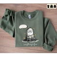 thumbnail image 2 of I'm Fine Everything Is Fine Sweatshirt, Sarcastic Halloween Sweatshirt, Funny Ghost Crewneck, 2 of 5