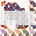 thumbnail image 3 of Leey-World Toddler Pajamas Toddler Boys Girls Pajamas Snug Fit Halloween Graphic Long Sleeve Top and Pants 2 Piece Pjs Set, 3 of 9
