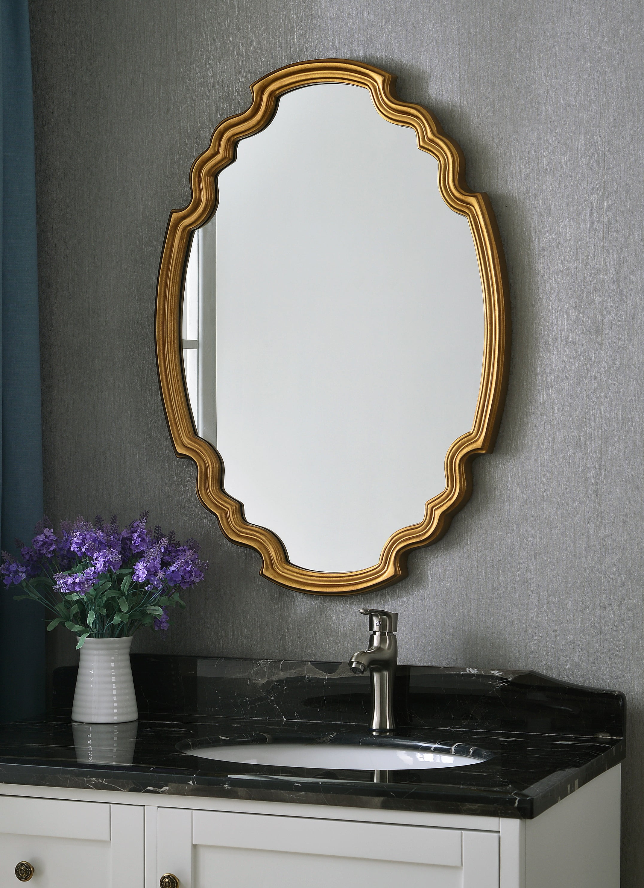 Backstage 25 Wall Mirror Gold Com