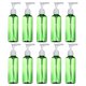 thumbnail image 1 of FELTECHELECTR 10 botellas vacías de plástico de 100 ml con bomba para champú, loción y dispensador para viajes, acampadas, viajes de negocios (verde), 1 of 7