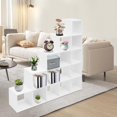 thumbnail image 6 of Ladder Cube Storage Bookcase, L-Shaped Corner Shelf, 15-Cube Organizer for Home & Office, 6 of 11