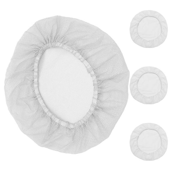 Raindrops catering hairnet Hair Nets White Prevent Hair Tangling for Manufacturing Plants 4pcs