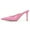 Pink, variant on XYD Women Fashion Pointed Toe Mules Backless Stiletto High Heel Pumps Party Casual Slipper Shoes Size 9 Green