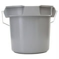 thumbnail image 2 of "14 Quart Round Utility Bucket, Plastic, Gray, 12"" dia | Bundle of 5 Each", 2 of 4