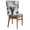 Black, variant on Bear Fishing Chair Back Covers Set of 4 Forest Stream Animals Removable Dining Chair Slipcovers Washable Seat Protector for Restaurant Party Banquet Kichen Decor