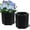 16"-Black, variant on 16" Tall Hexagonal Self-Watering Planters Set of 2 with Water Level Monitor, Bottom Wheels & Drainage Hole – Indoor & Outdoor Plant Pots, Black